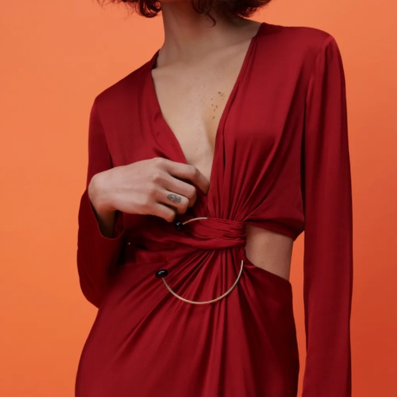 ZARA NWT LIMITED EDITION CUT OUT DRESS - Picture 3 of 5